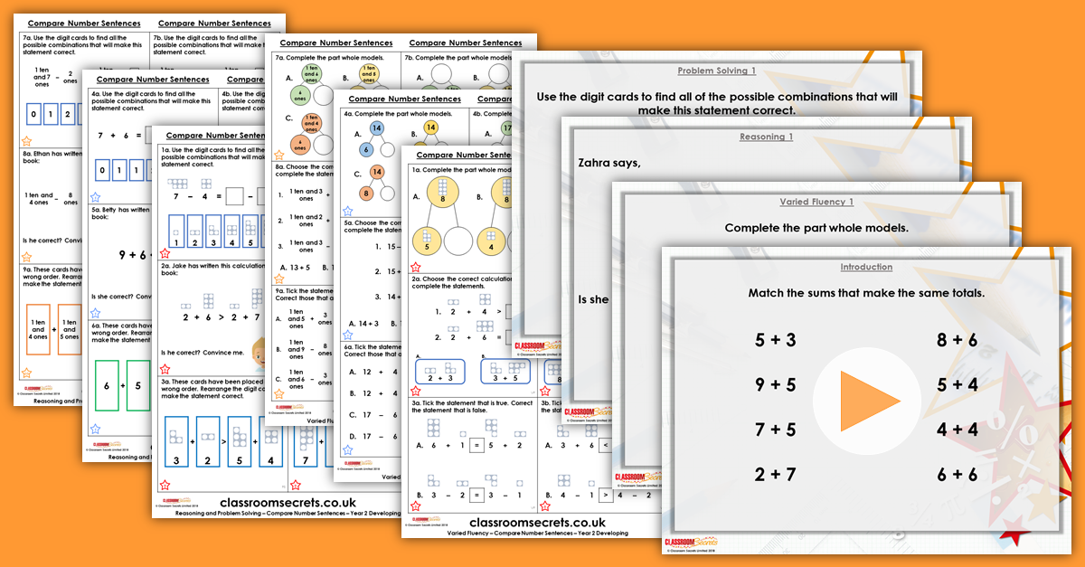 compare-number-sentences-year-2-addition-and-subtraction-resource-pack-classroom-secrets