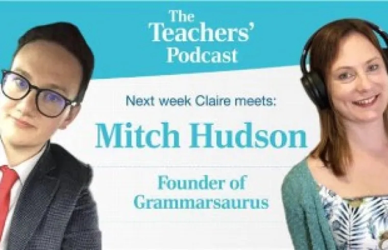 I’m meeting Mitch Hudson from Grammarsaurus today! We’ll be going live on Facebook at about 7pm and I’ll be interviewing him! Any questions you want me to ask Mitch?