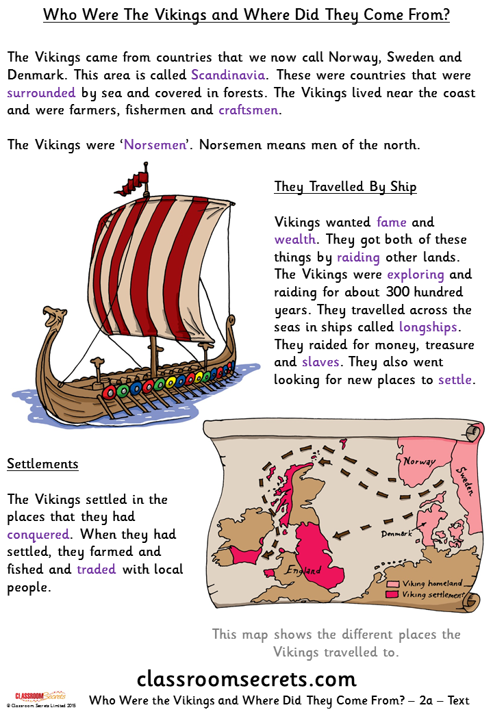 who were the vikings primary homework help
