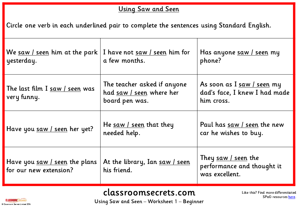 using-saw-and-seen-ks2-spag-test-practice-classroom-secrets