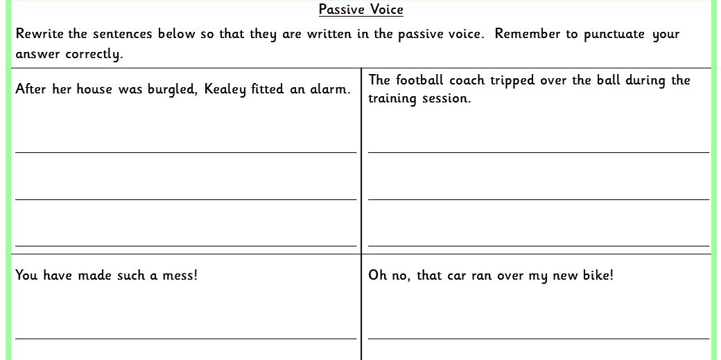 Active to passive voice converter software free online