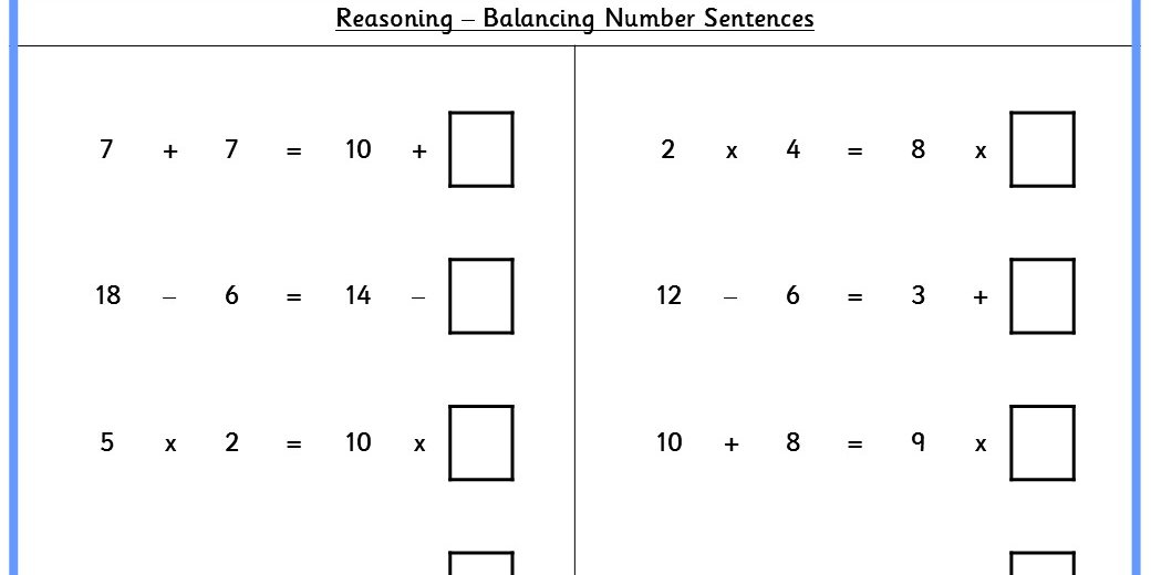 balancing-number-sentences-ks1-reasoning-test-practice-classroom-secrets-classroom-secrets