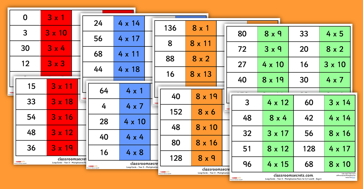 multiplication-facts-for-3-4-and-8-loop-card-game-classroom-secrets