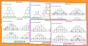 Number Pyramids Puzzles