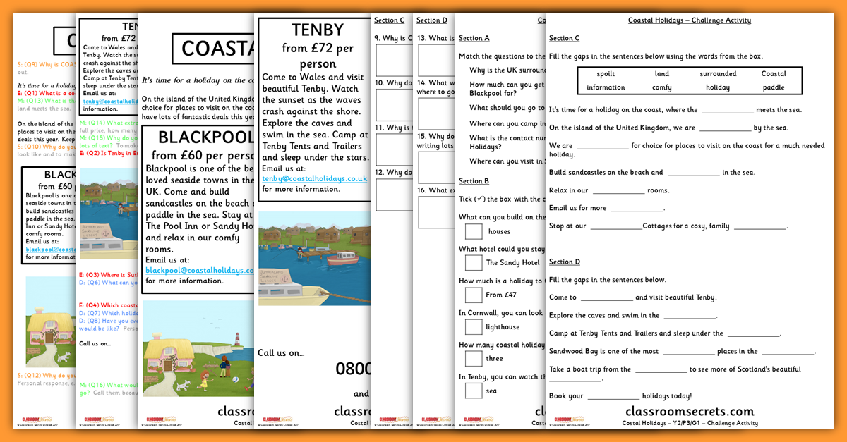 Physical Geography Year 2 Guided Reading Comprehension