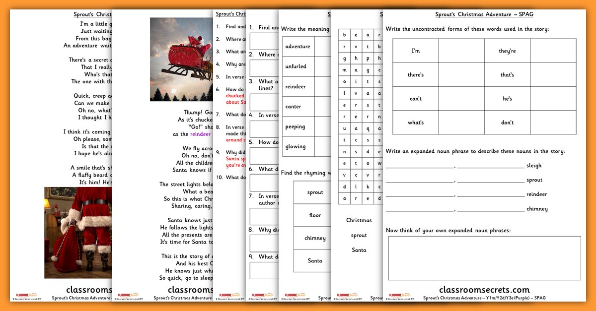KS1 Christmas Guided Reading Carousel Comprehension Guided Reading Resources