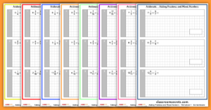 Adding Fractions and Mixed Numbers KS2 Arithmetic Test Practice