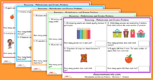 KS1 Reasoning Multiplication and Division Test Practice Resources