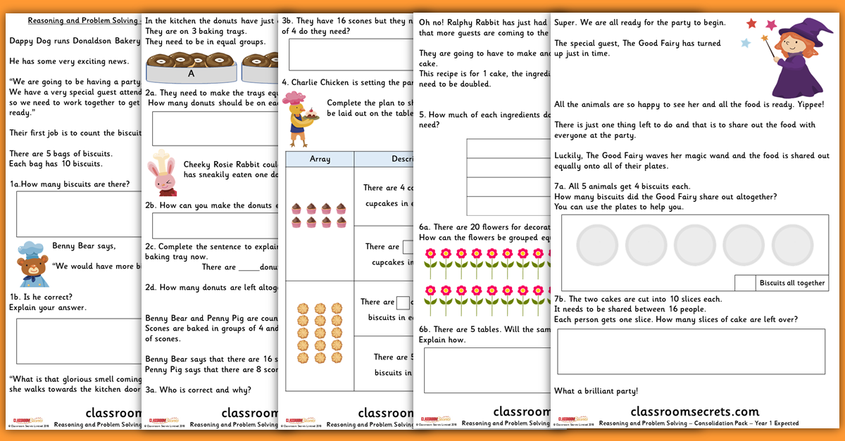 Multiplication and Division Consolidation Year 1 Resources