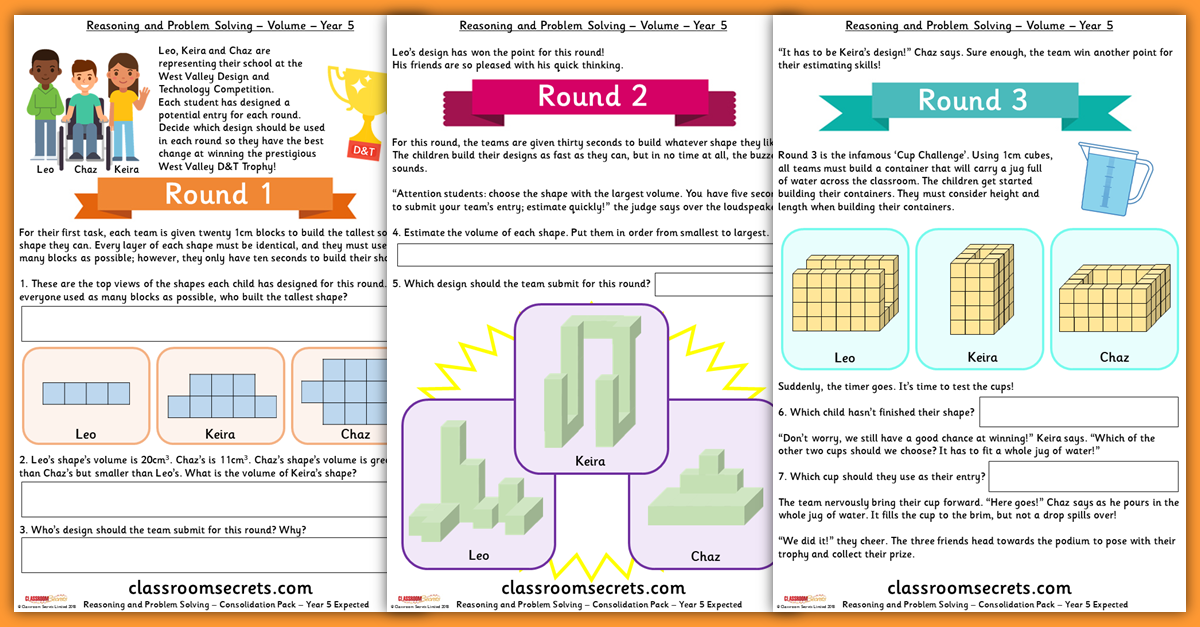 Volume Consolidation Year 5 Resources