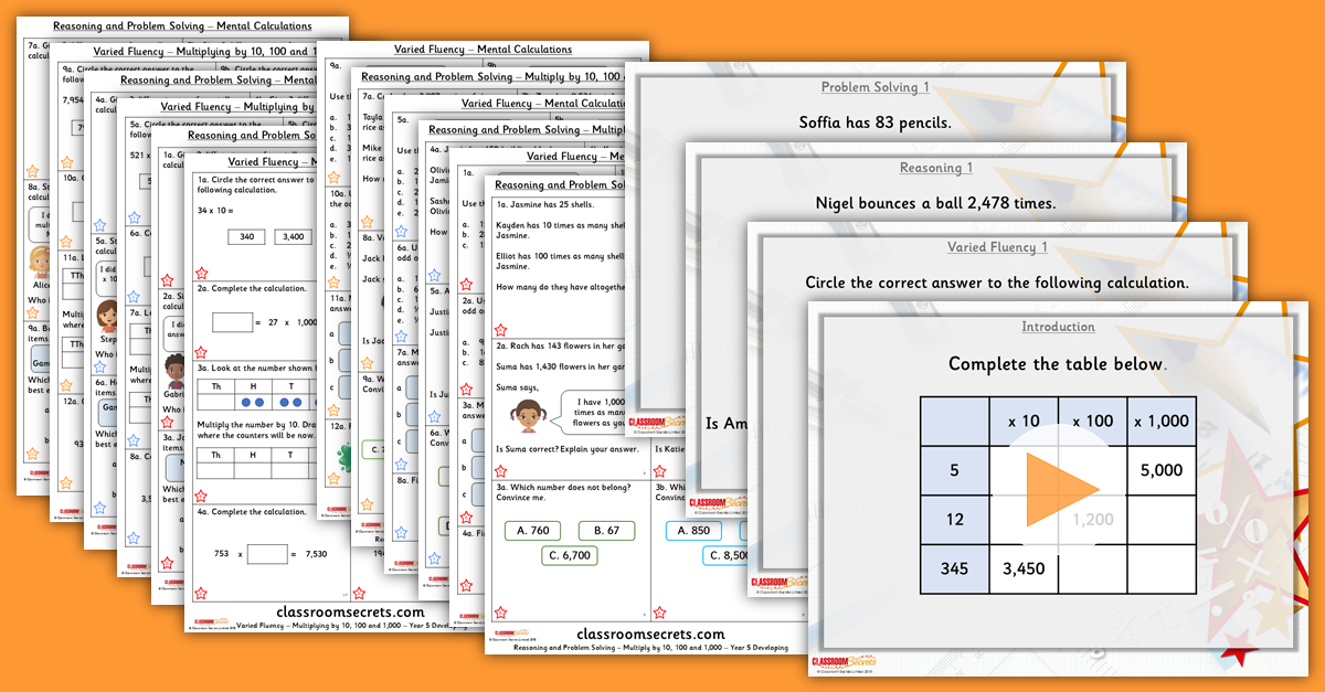 Mixed Age Year 5 and 6 Multiplication and Division Step 2 Resources