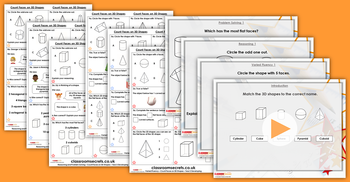 Mixed Age Year 1 and 2 Properties of Shape Step 7 Resources
