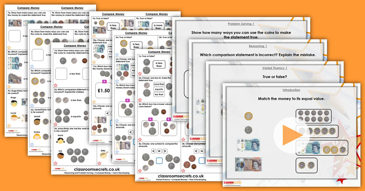 Mixed Age Year 1 and 2 Money Step 6 Resources