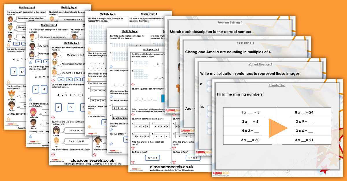 Mixed Age Year 2 and 3 Multiplication and Division Step 10 Resources