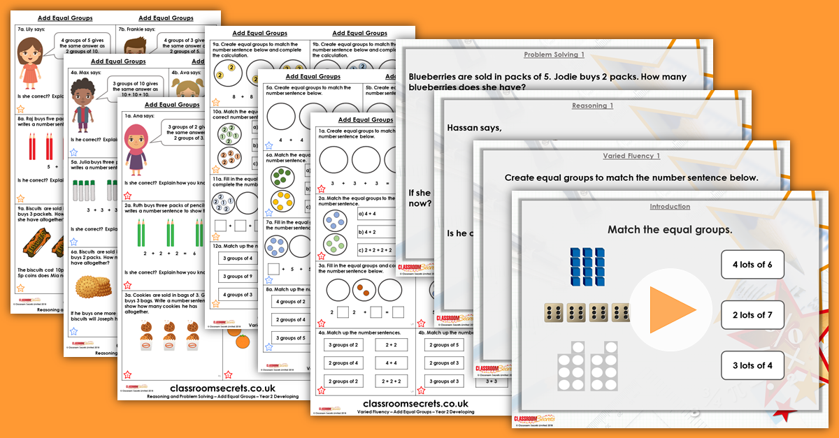 Mixed Age Year 2 and 3 Multiplication and Division Step 3 Resources