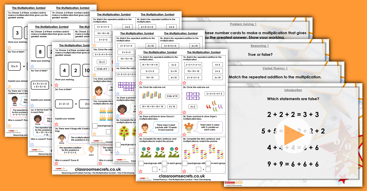 Mixed Age Year 2 and 3 Multiplication and Division Step 4 Resources