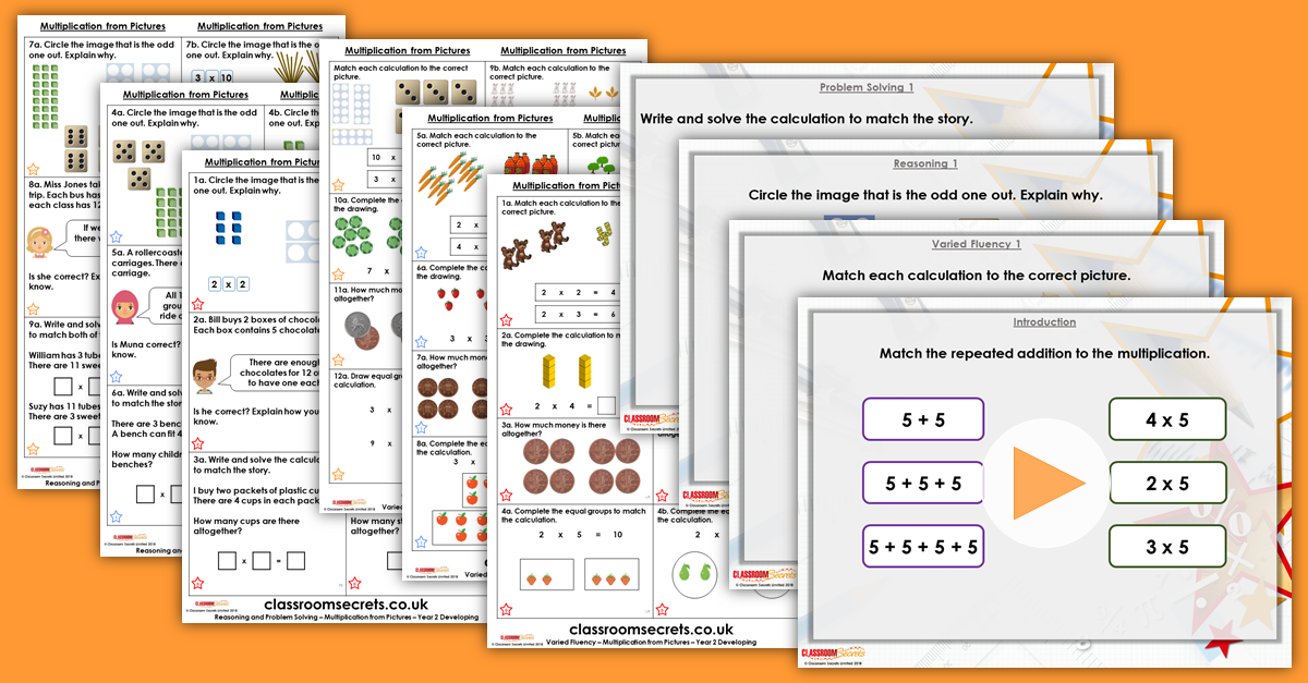 Mixed Age Year 2 and 3 Multiplication and Division Step 5 Resources