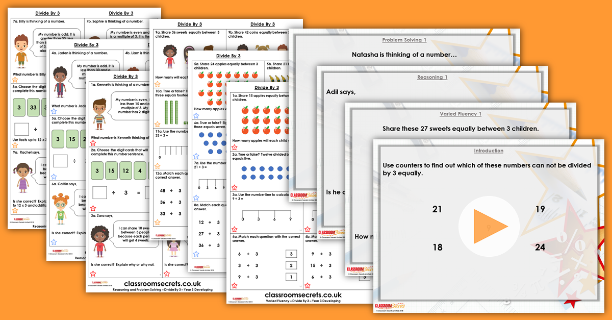 Mixed Age Year 2 and 3 Multiplication and Division Step 8 Resources