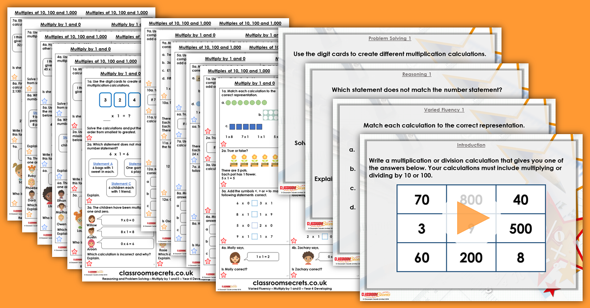 Mixed Age Year 4 and 5 Multiplication and Division Step 11 Resources