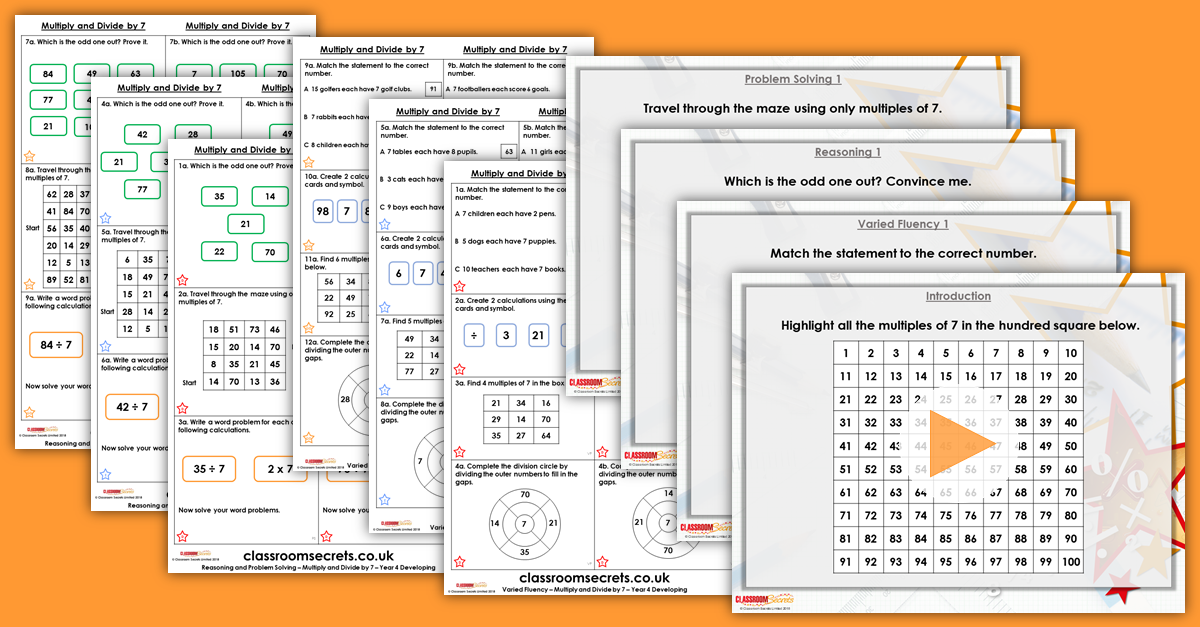 Mixed Age Year 4 and 5 Multiplication and Division Step 5 Resources