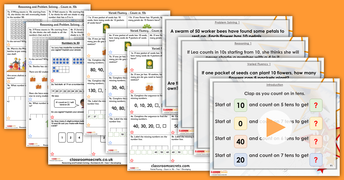 Mixed Age Year 1 and 2 Multiplication and Division Step 10 Resources