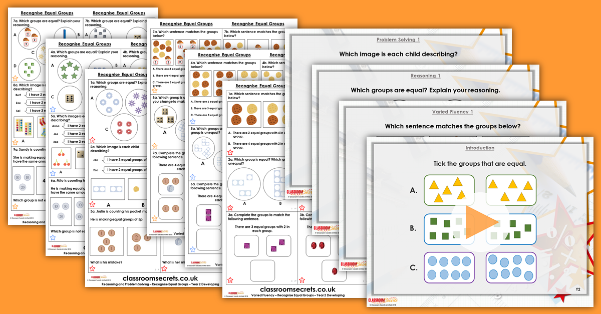 Mixed Age Year 1 and 2 Multiplication and Division Step 11 Resources