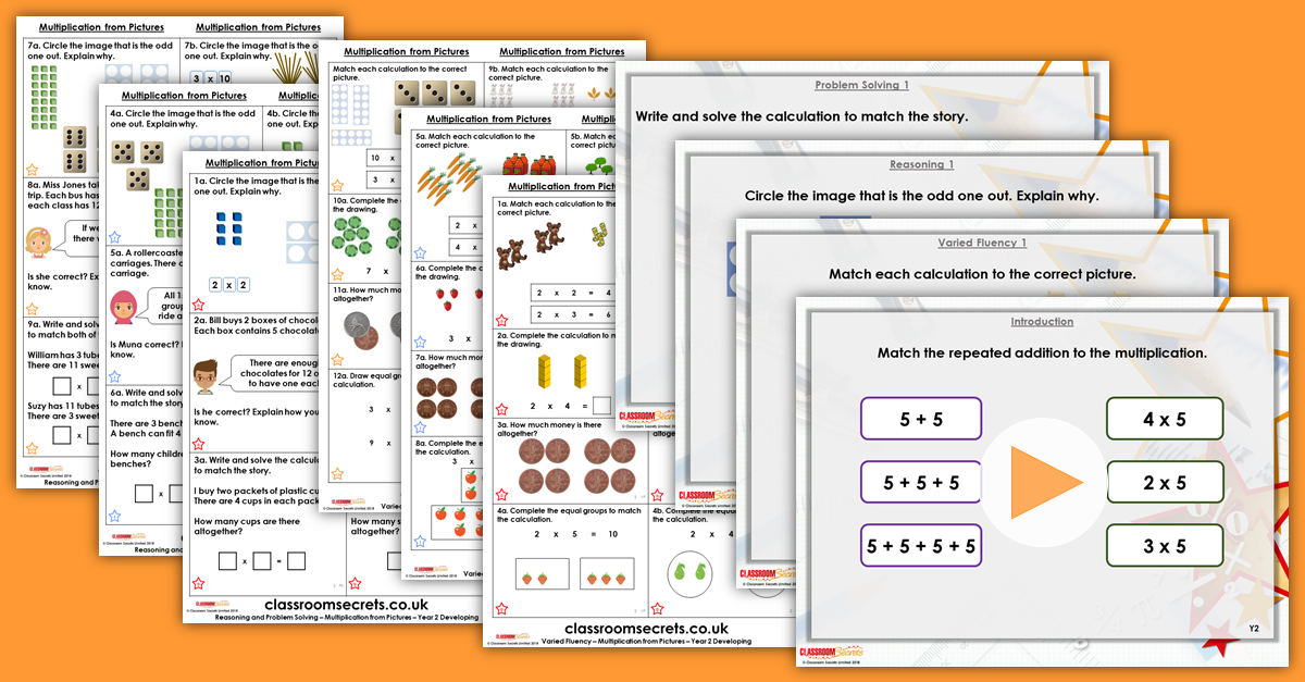 Mixed Age Year 1 and 2 Multiplication and Division Step 15 Resources