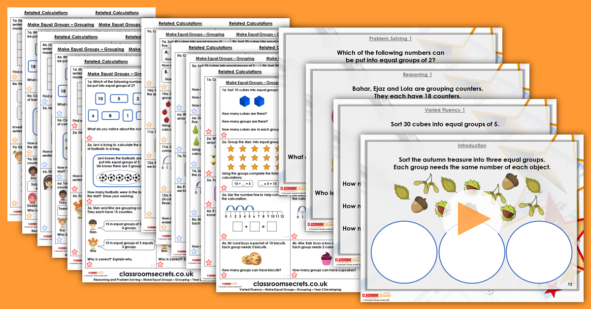 Year 2 and 3 Mixed Age Multiplication and Division Step 2 Resources