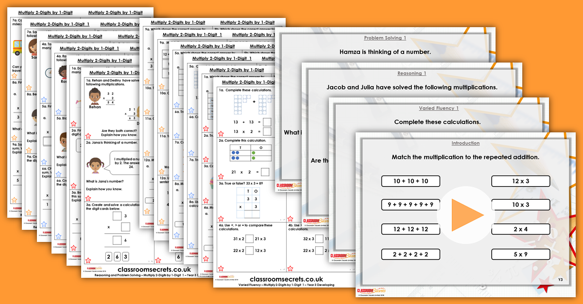 Year 3 and 4 Mixed Age Multiplication and Division Step 5 Resources