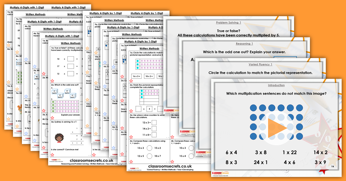 Mixed Age Year 4 and 5 Multiplication and Division Step 1 Resources