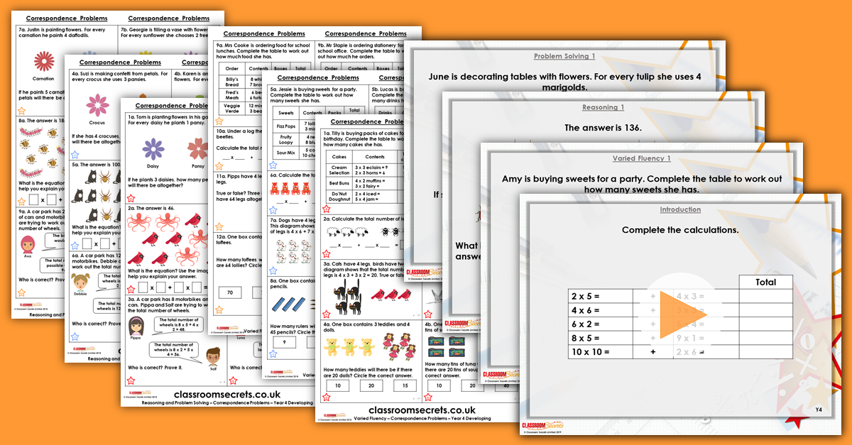 Mixed Age Year 4 and 5 Multiplication & Division Step 9 Resources