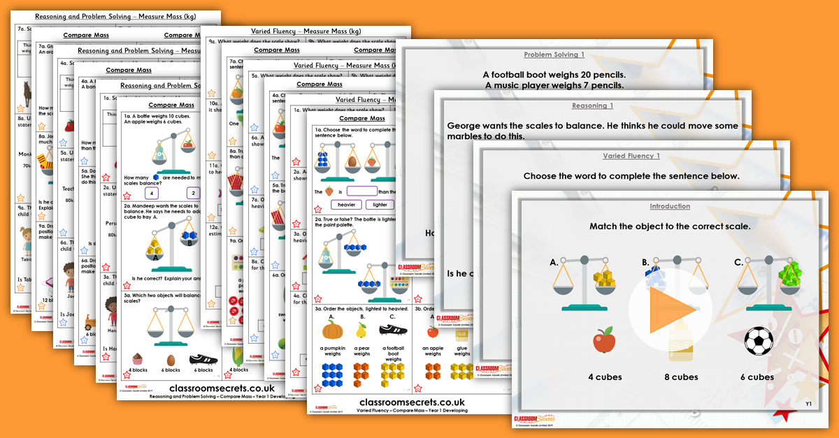 Mixed Age Year 1 and 2 Weight and Volume Step 3 Resources