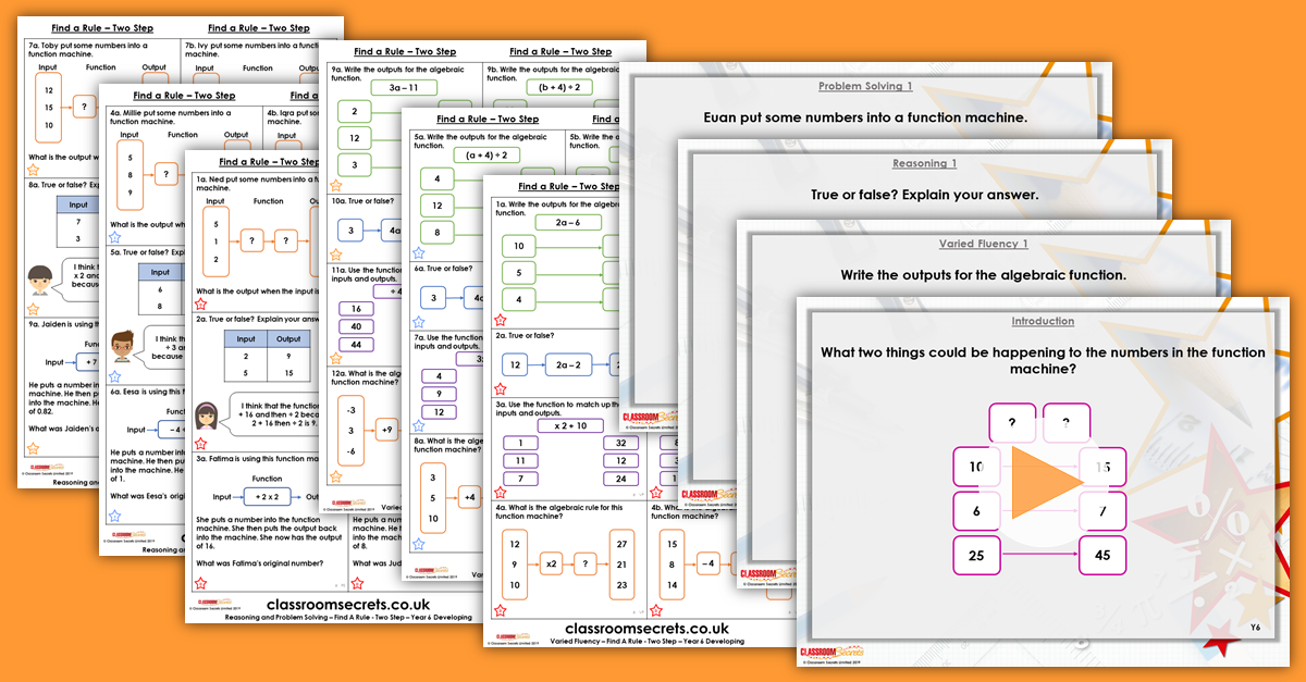 Mixed Age Year 5 and 6 Algebra Step 5 Resources