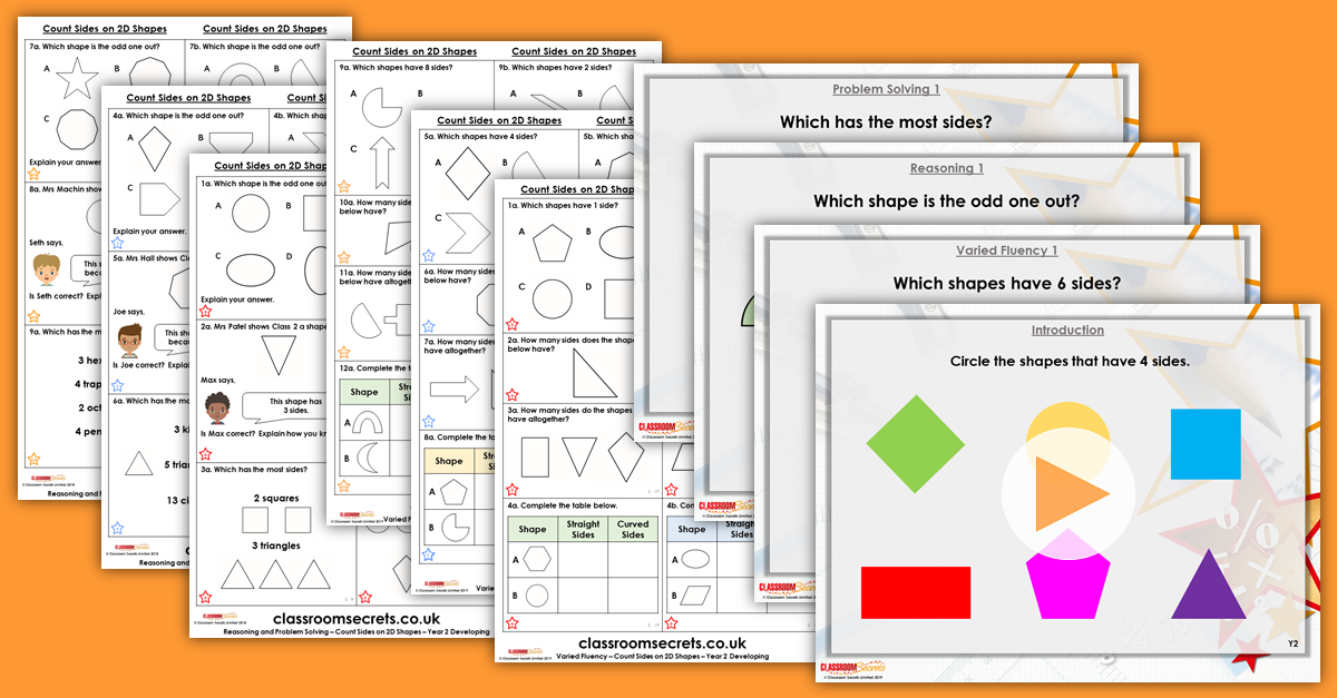 Mixed Age Year 2 and 3 Shape, Position and Direction Step 5 Resources