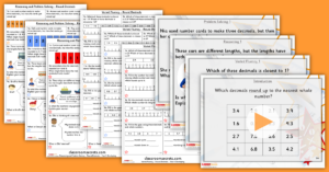 Mixed Age Year 3 and 4 Fractions and Decimals Step 17