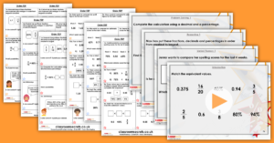Mixed Age Year 5 and 6 Decimals and Percentages Step 23