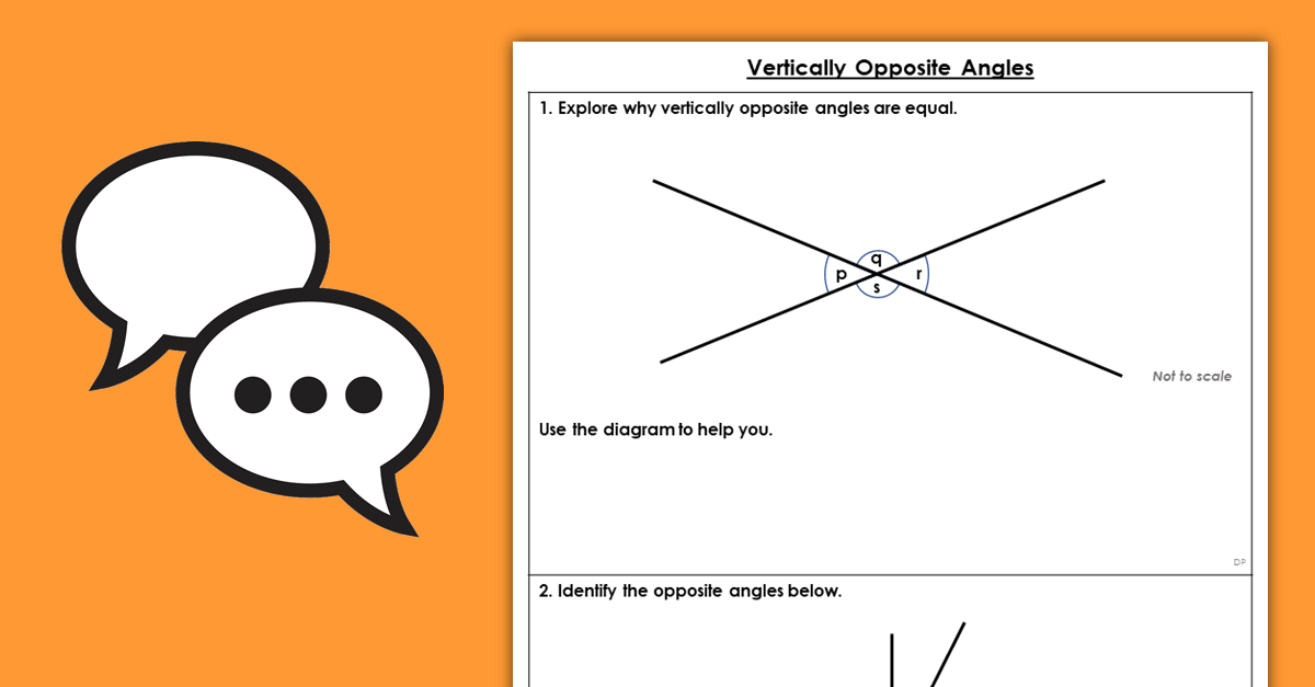 Year 6 Vertically Opposite Angles Resources