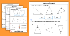 Angles in a Triangle 2 Homework