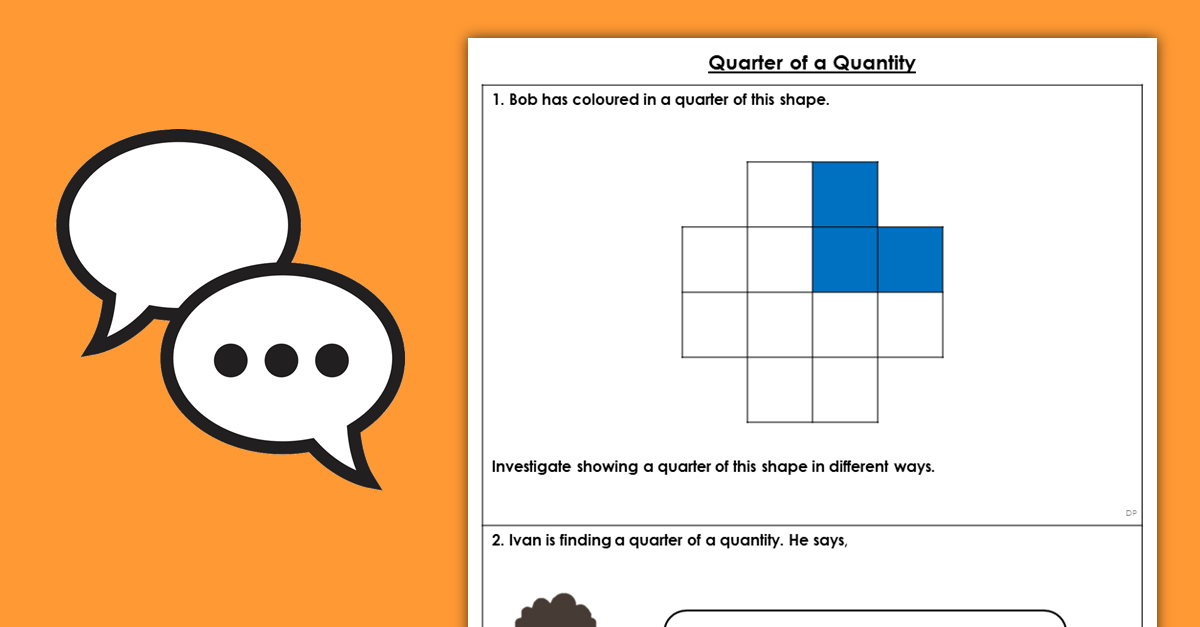 Year 1 Quarter of a Quantity Discussion Problems
