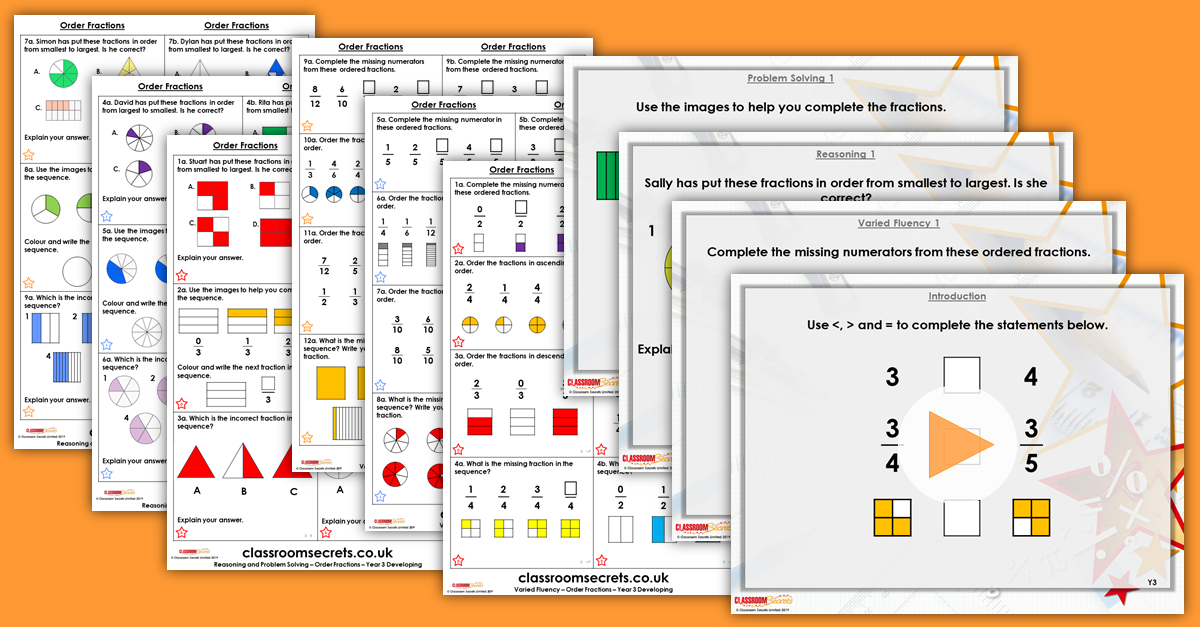 Mixed Age Year 2 and 3 SATs and Fractions Step 2 Resources