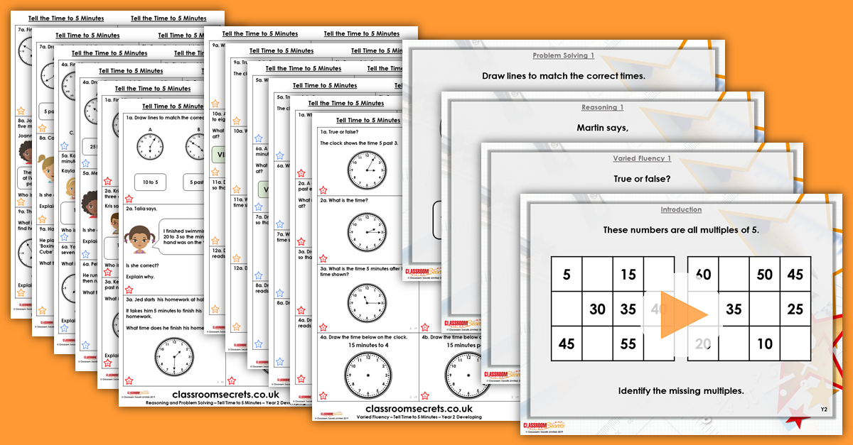 Mixed Age Year 2 and 3 Measurement and Time Step 3 Resources