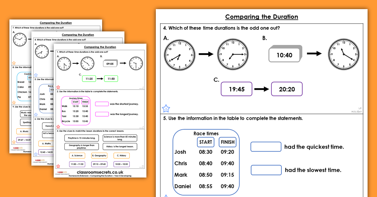 Comparing the Duration Homework