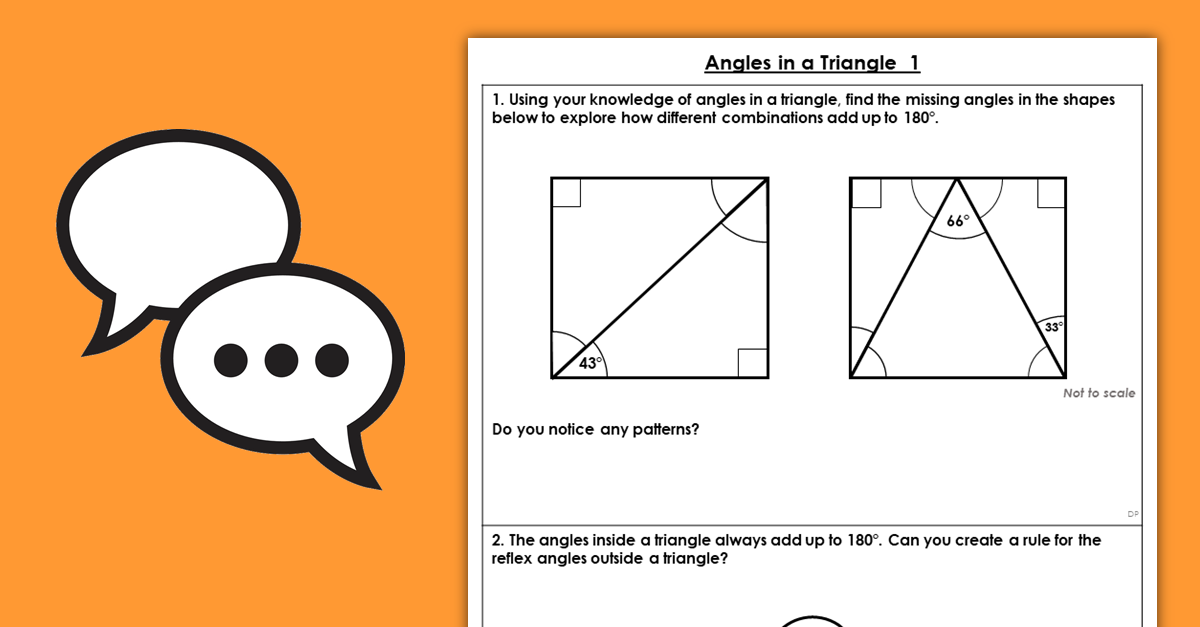 Year 6 Angles in a Triangle Resources
