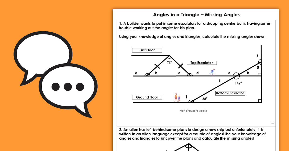 Year 6 Angles in a Triangle - Missing Angles Resources