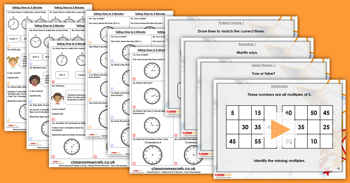 Mixed Age Year 1 and 2 Measurement and Time Step 5 Resources