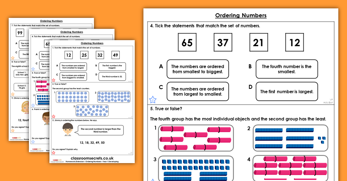 my homework lesson 4 order numbers