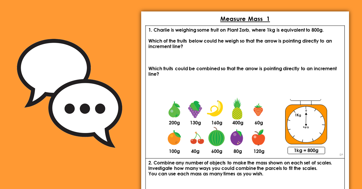 Year 3 Measure Mass 1 Discussion Problems