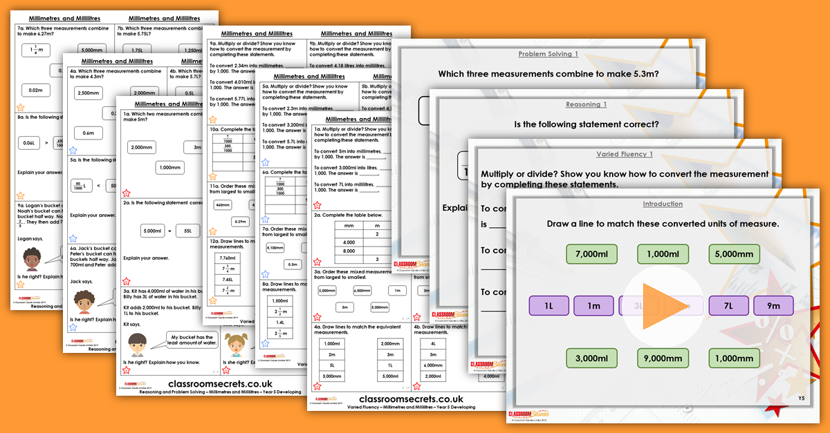 Mixed Age Year 4 and 5 Time and Converting Units Step 6 Resources
