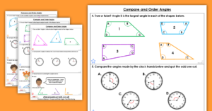 Compare and Order Angles Year 4