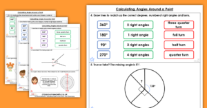 Calculating Angles around a Point Year 5